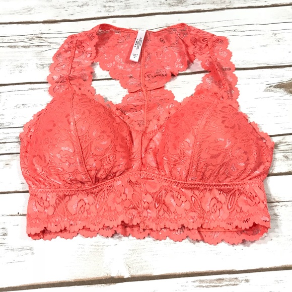 SwankStyles Other - LAST 1❤️Deep Coral Bralette w/ Removable Padding